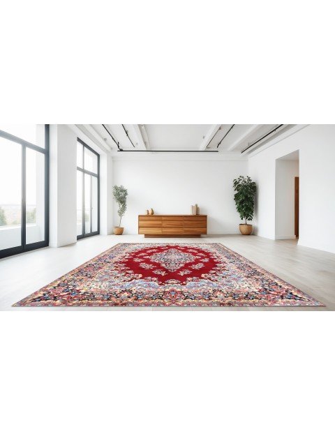 Rot Persien Kerman  493 x 292 cm