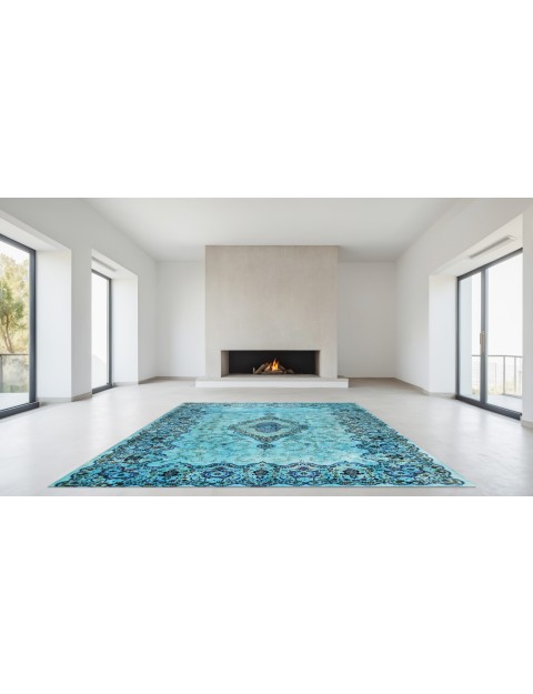 Turkos Persien Persisk vintage matta  450 x 310 cm