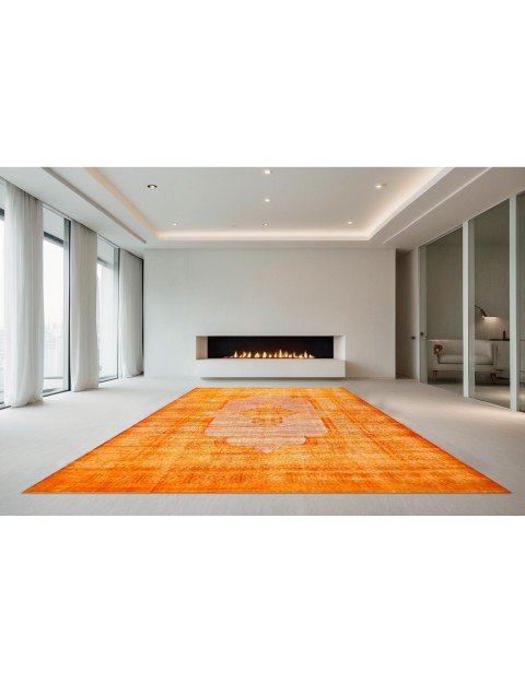 Orange  Persia Persian Vintage Carpet  396 x 290 cm