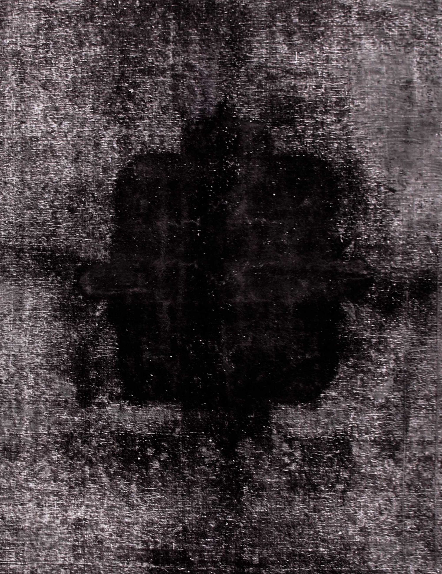 Persischer Vintage Teppich  schwarz <br/>383 x 300 cm