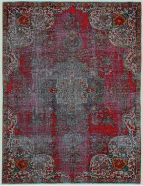 Retro Rug  red  <br/>285 x 184 cm