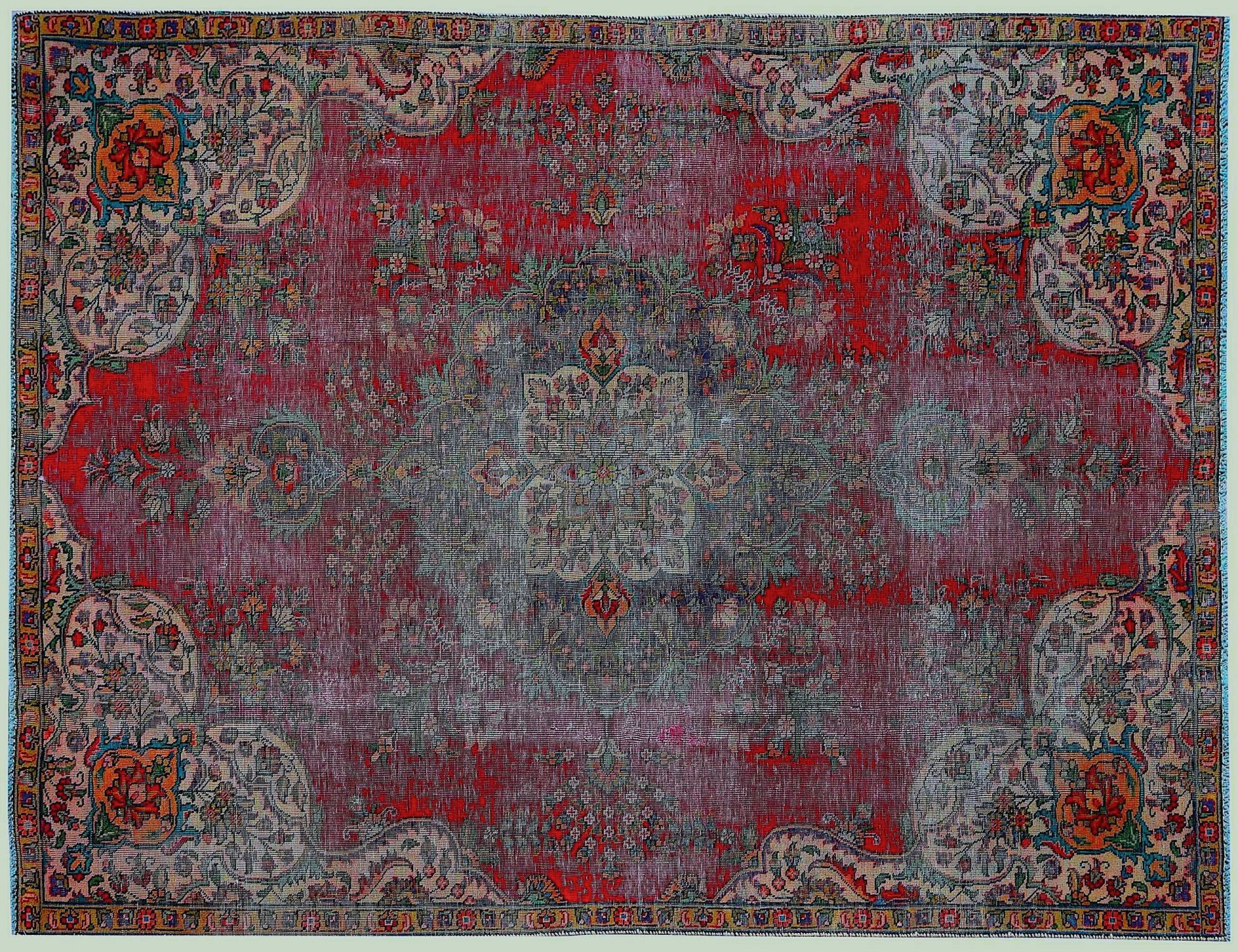 Retro  punainen <br/>285 x 184 cm