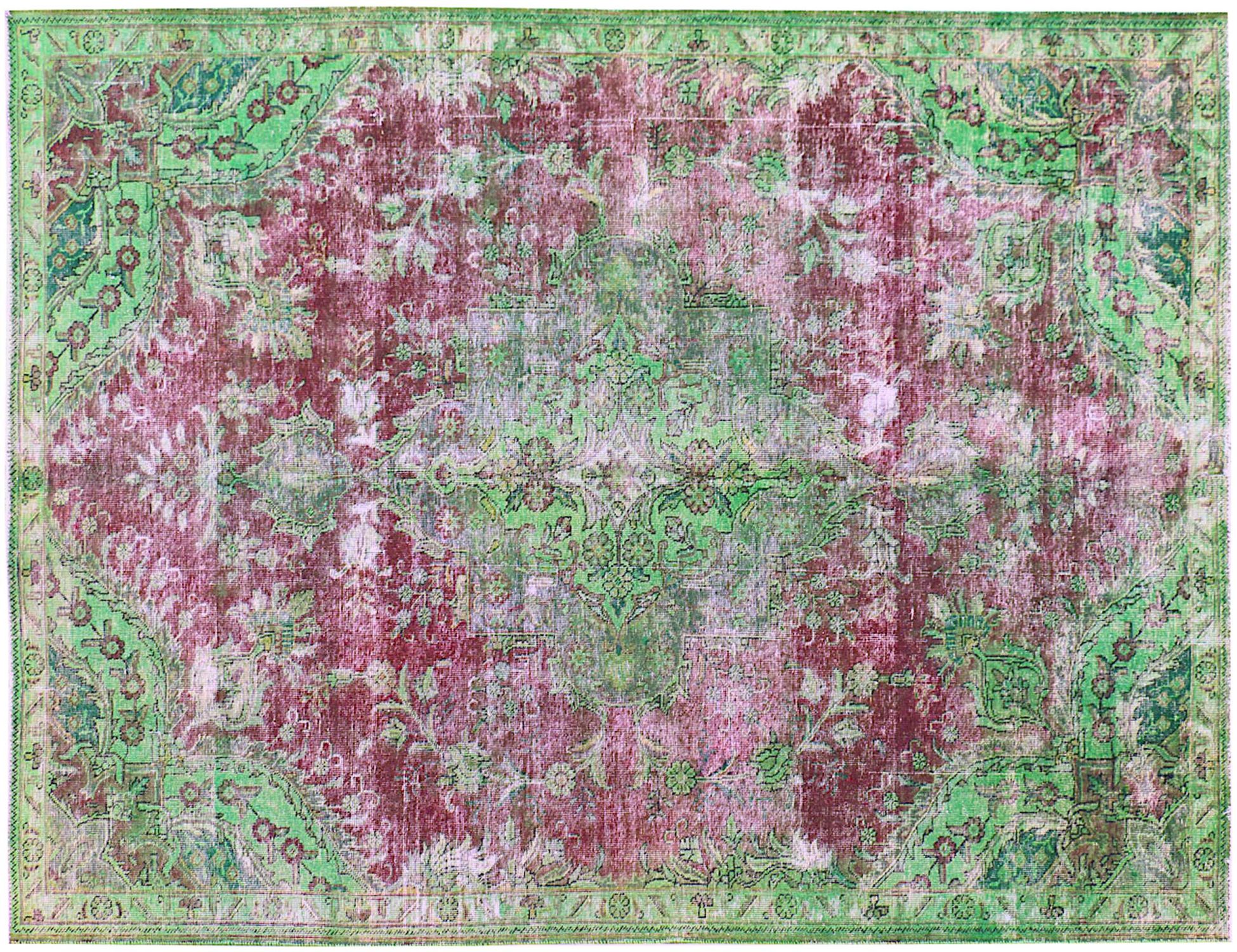 Vintage Carpet  green  <br/>323 x 220 cm