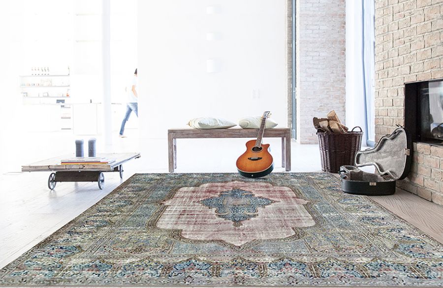 Kerman Persian Vintage rug