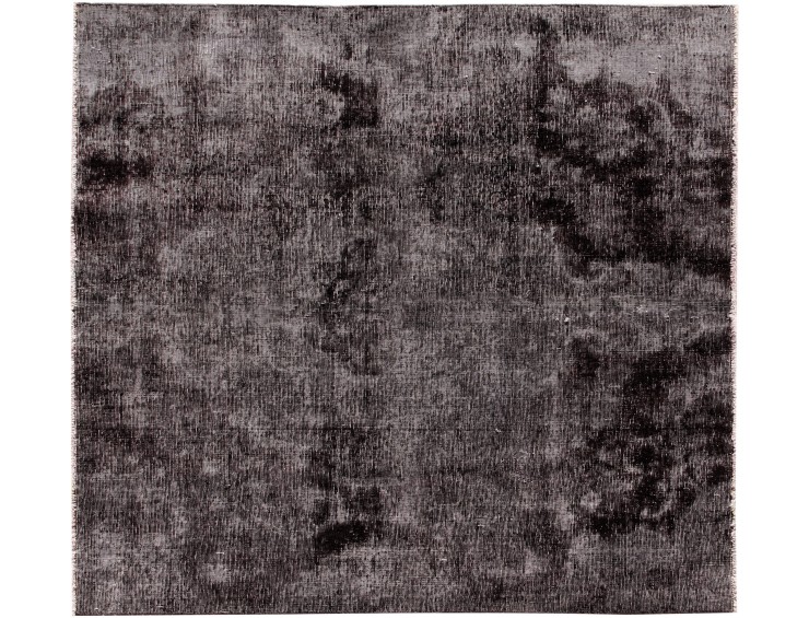 Sort Persien Persisk Vintagetæppe 183 x 205 cm