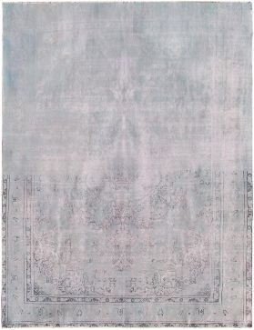 Tappeto vintage persiano 367 x 300 blu