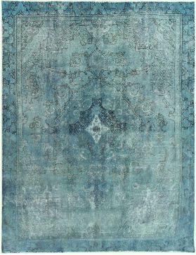 Tapis Persan vintage 345 x 258 bleu