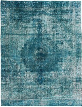 Tapis Persan vintage 350 x 273 turquoise