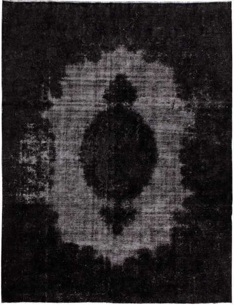 Schwarz Persien Persischer Vintage Teppich 428 x 293 cm