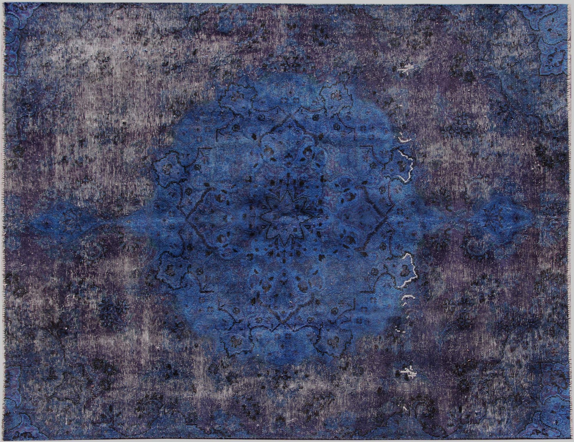 Tappeto vintage persiano  blu <br/>218 x 157 cm