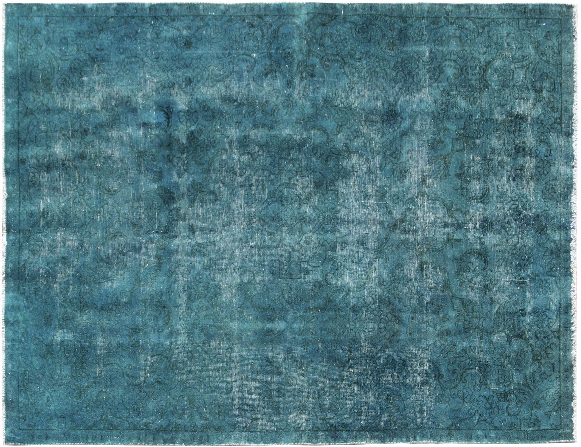 Tapis Persan vintage  turquoise <br/>273 x 180 cm