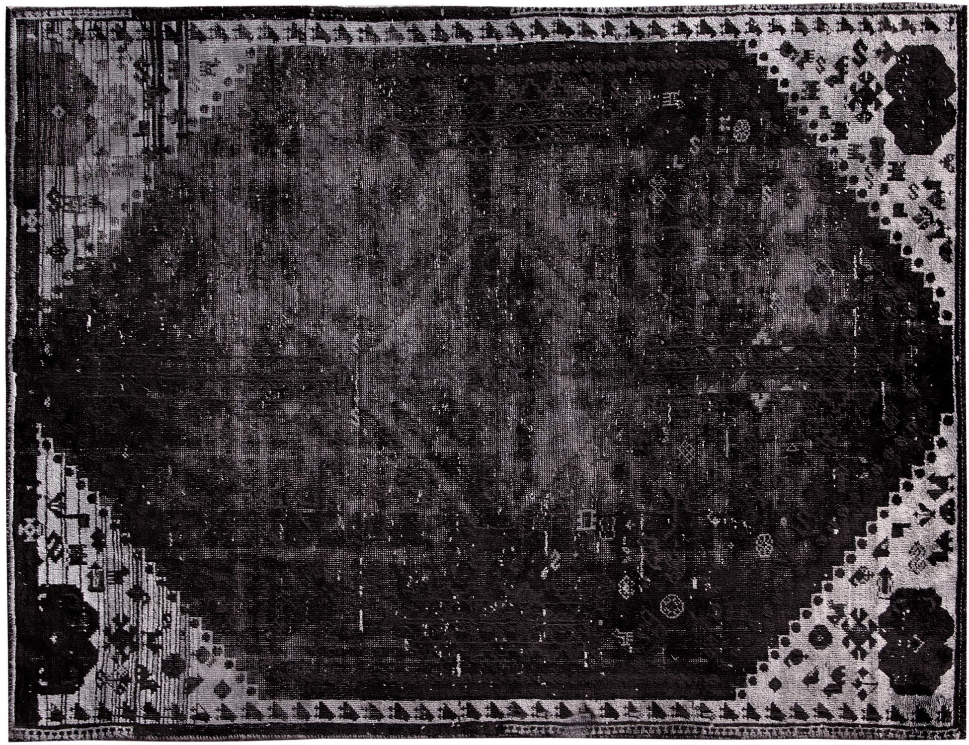 Tappeto vintage persiano  nero <br/>250 x 162 cm