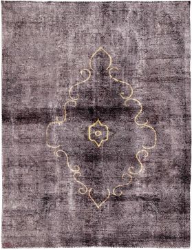 Persischer Vintage Teppich 306 x 210 grau