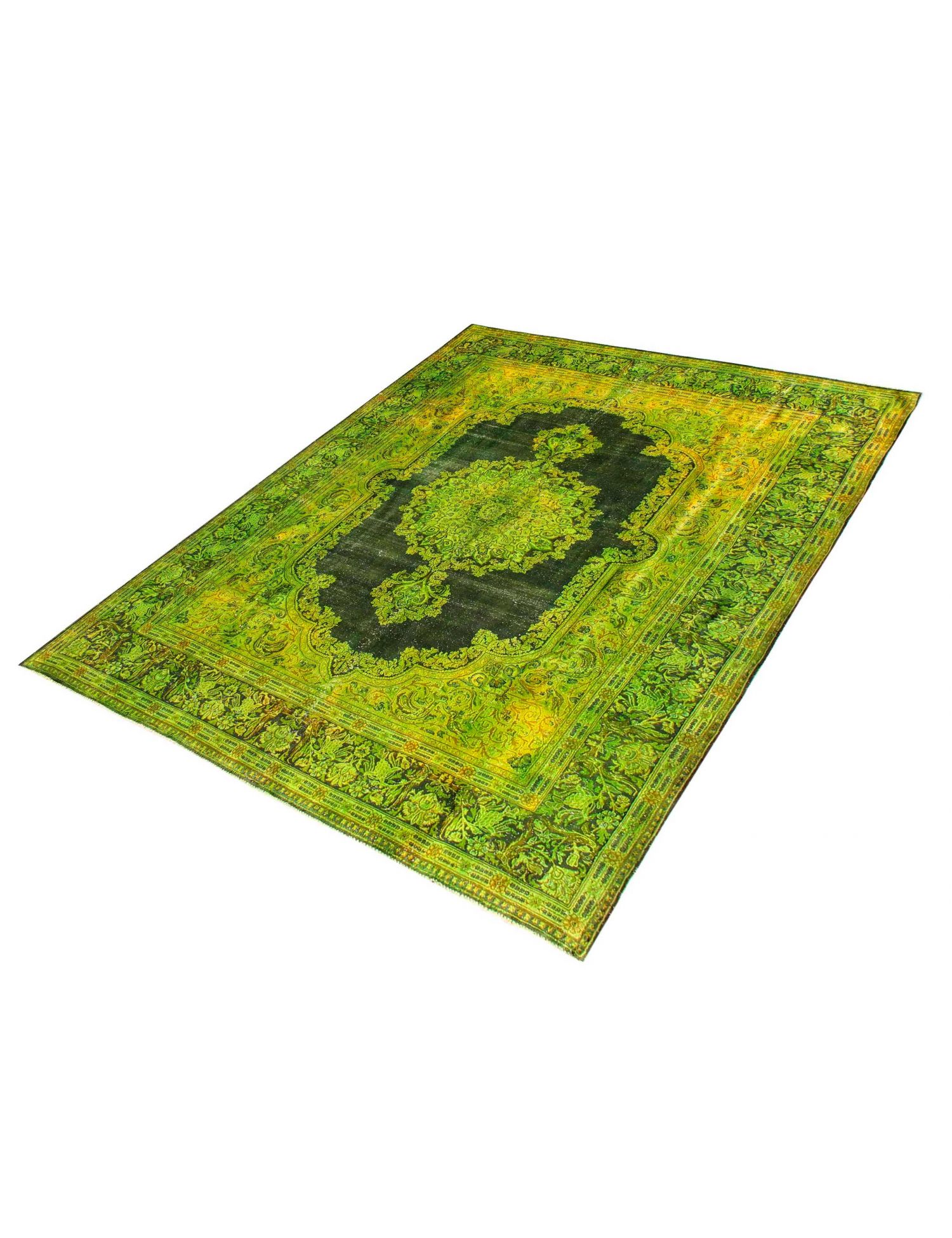 Tappeto vintage persiano  giallo <br/>374 x 300 cm