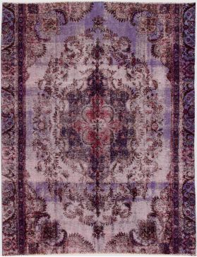 Tappeto vintage persiano 256 x 212 blu