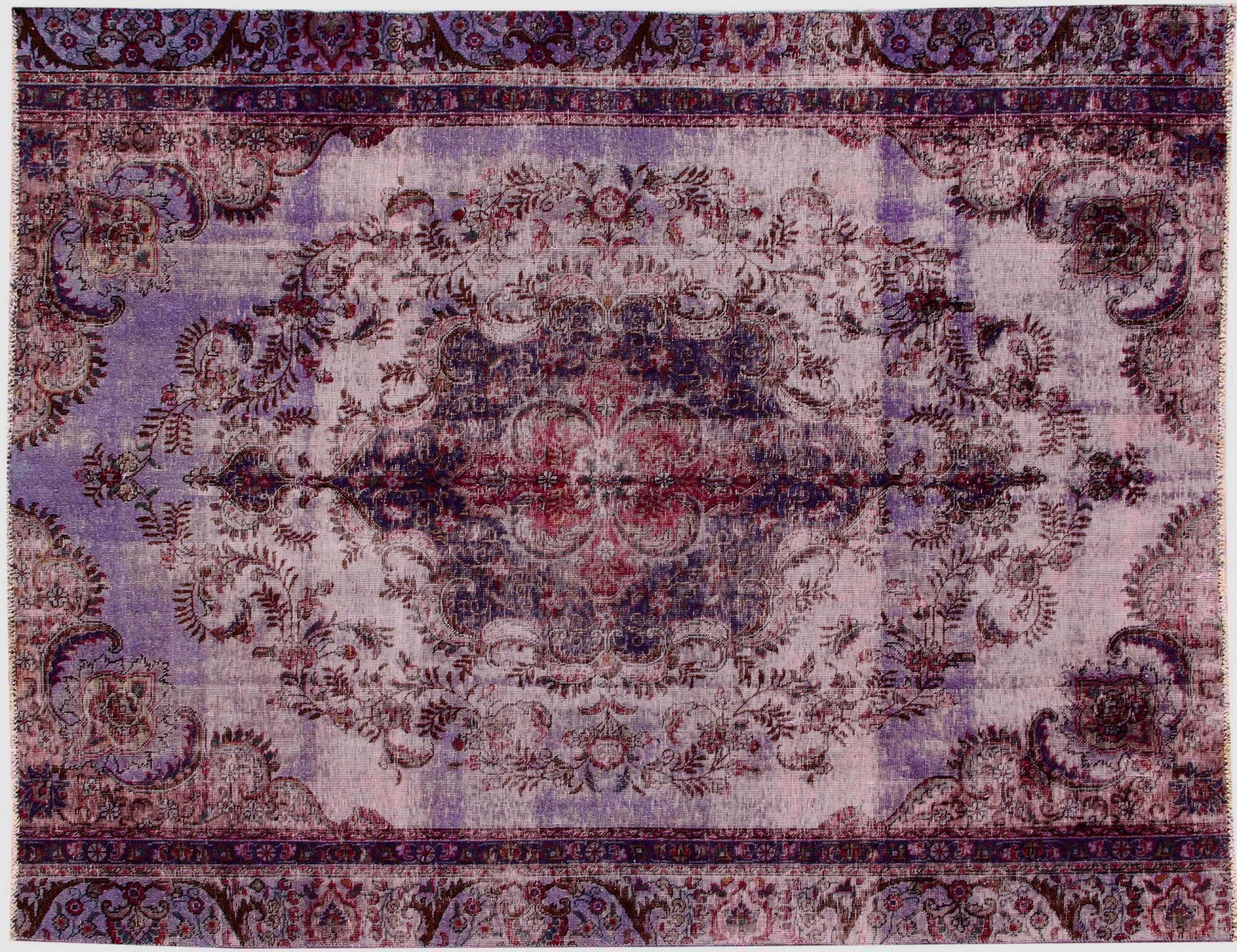 Persisk vintage teppe  blå <br/>256 x 212 cm