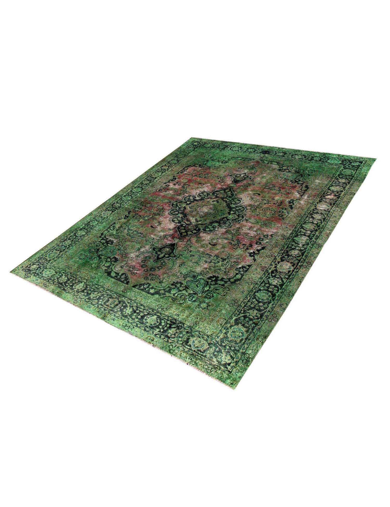 Persischer Vintage Teppich  grün <br/>284 x 192 cm