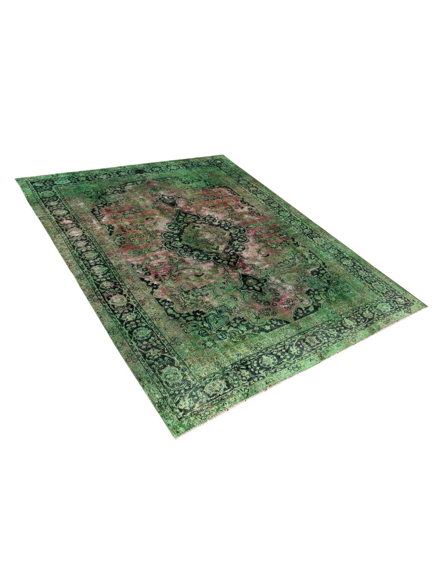Tappeto vintage persiano  verde <br/>284 x 192 cm