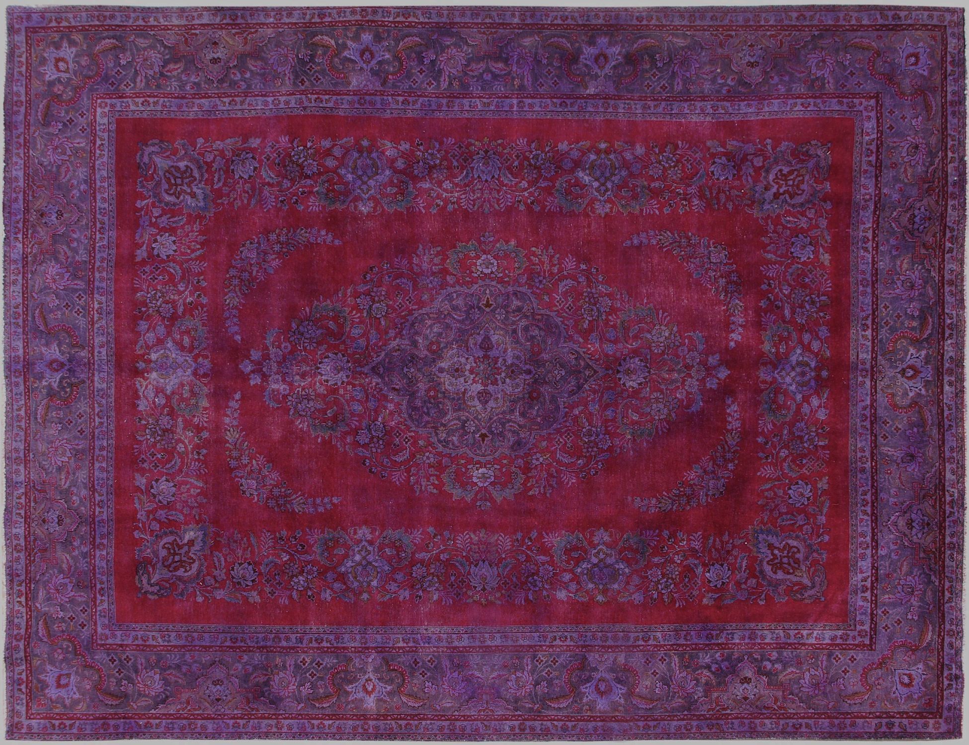 Persialaiset vintage matot  violetti <br/>395 x 305 cm