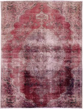 Persischer Vintage Teppich 242 x 138 lila