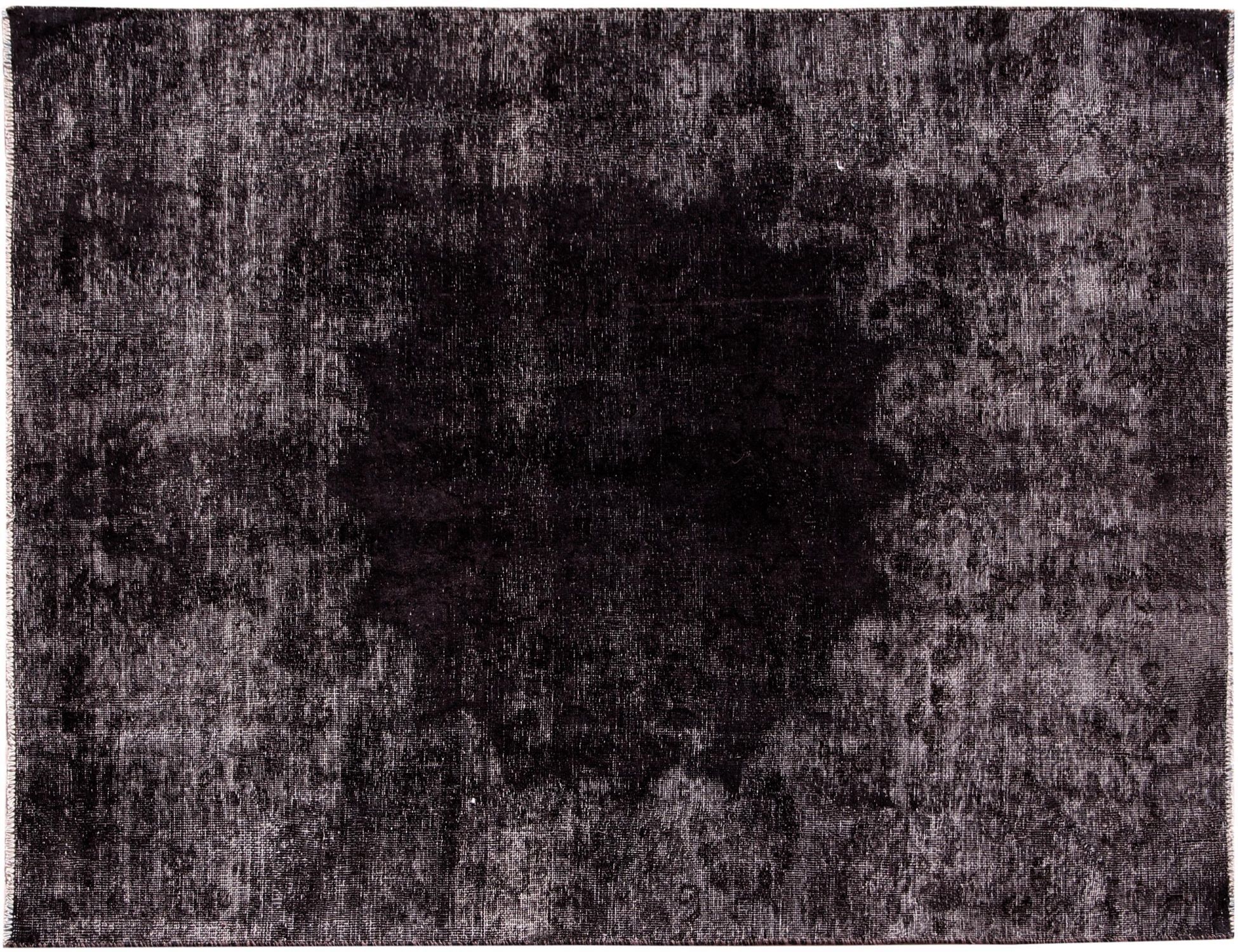 Persischer Vintage Teppich  schwarz <br/>198 x 138 cm