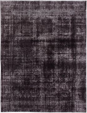 Persischer Vintage Teppich 368 x 273 schwarz
