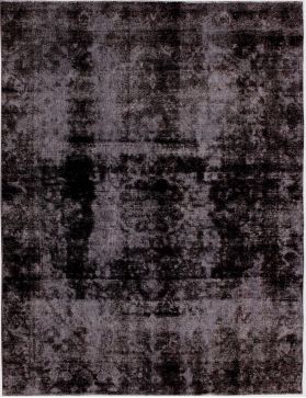 Persischer Vintage Teppich 370 x 275 schwarz