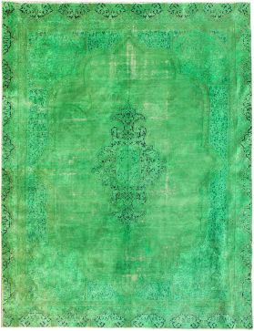 Persischer Vintage Teppich 350 x 234 grün