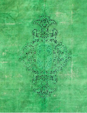 Green  Persia Persian Vintage Carpet  350 x 234 cm