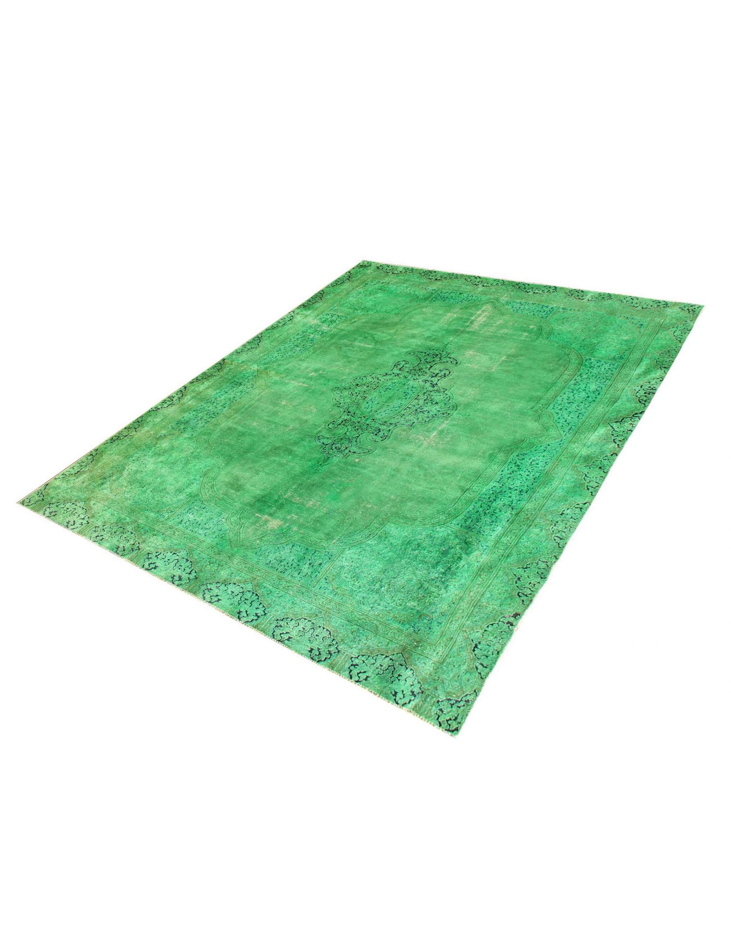 Persischer Vintage Teppich  grün <br/>350 x 234 cm