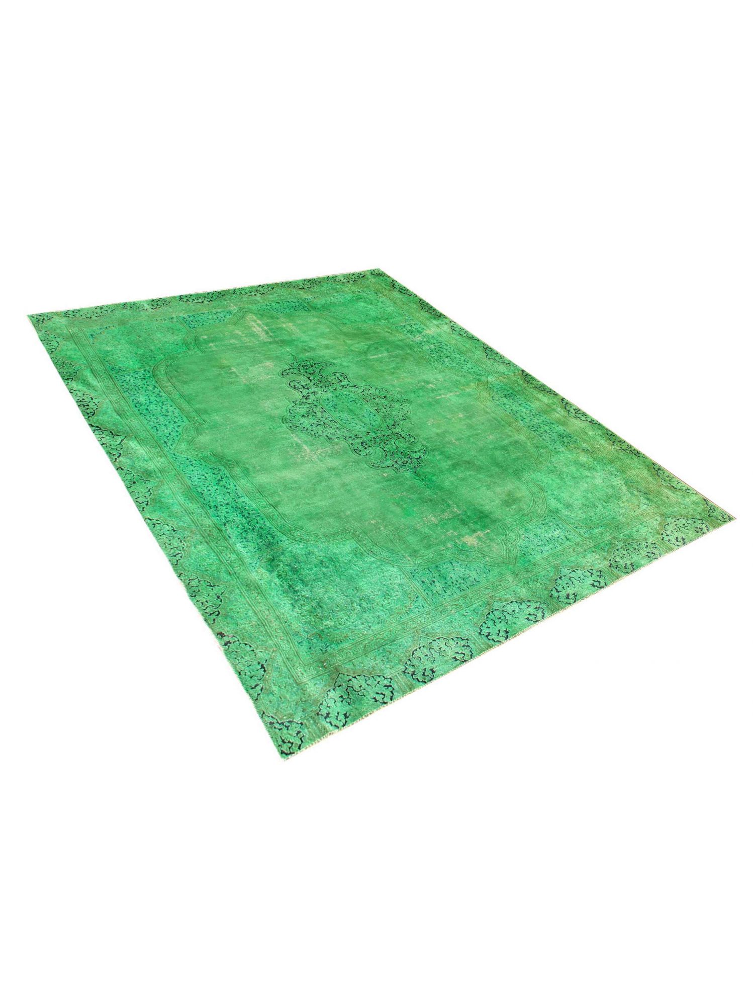 Tappeto vintage persiano  verde <br/>350 x 234 cm