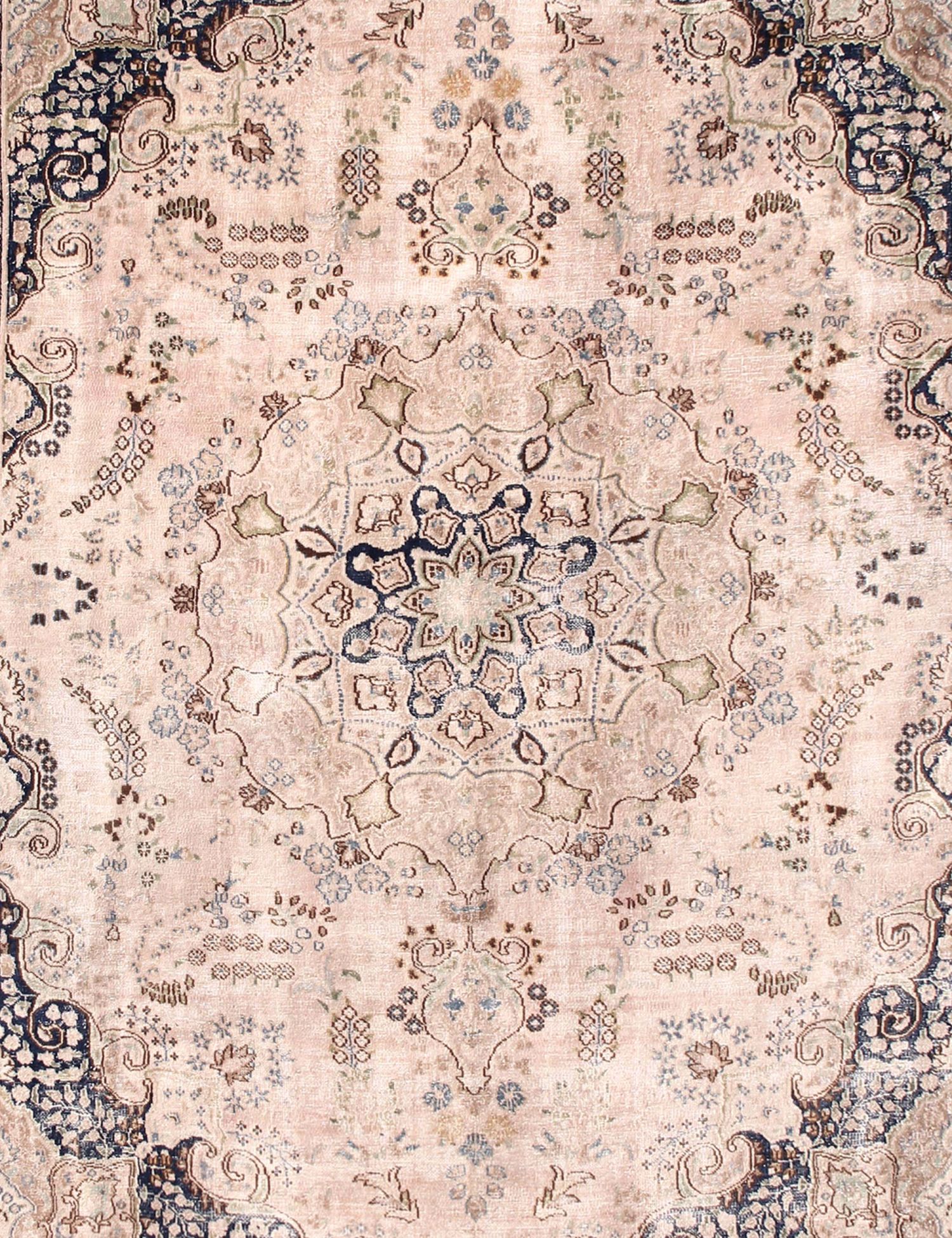 Retro Perserteppich  beige <br/>383 x 290 cm