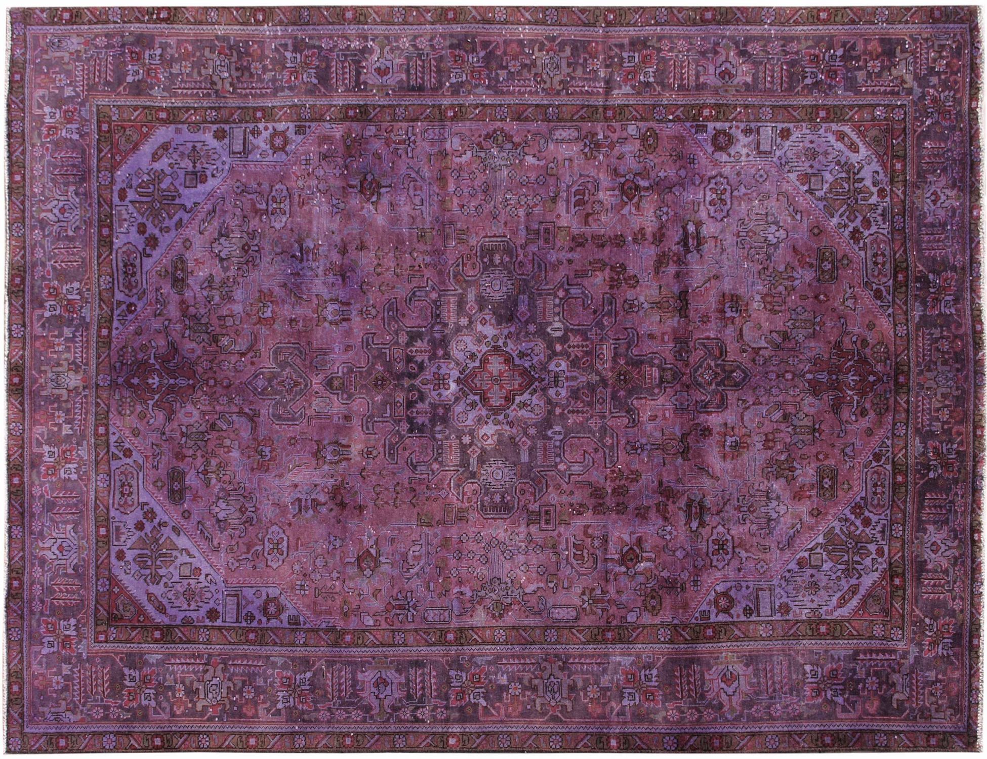 Alfombra persa vintage  púrpura <br/>287 x 196 cm