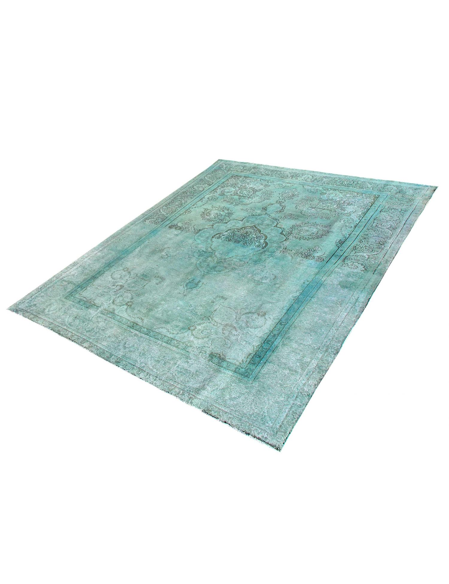 Tappeto vintage persiano  verde <br/>390 x 284 cm