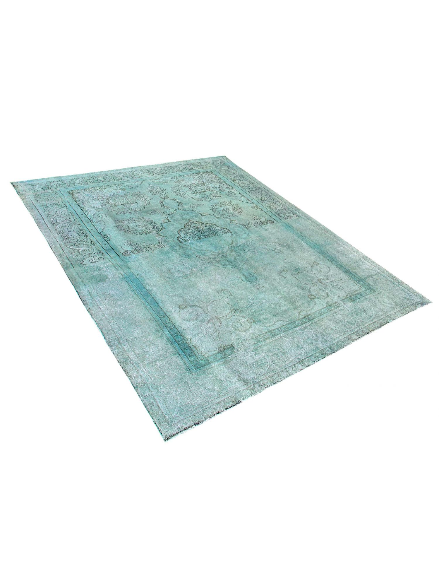 Persischer Vintage Teppich  grün <br/>390 x 284 cm