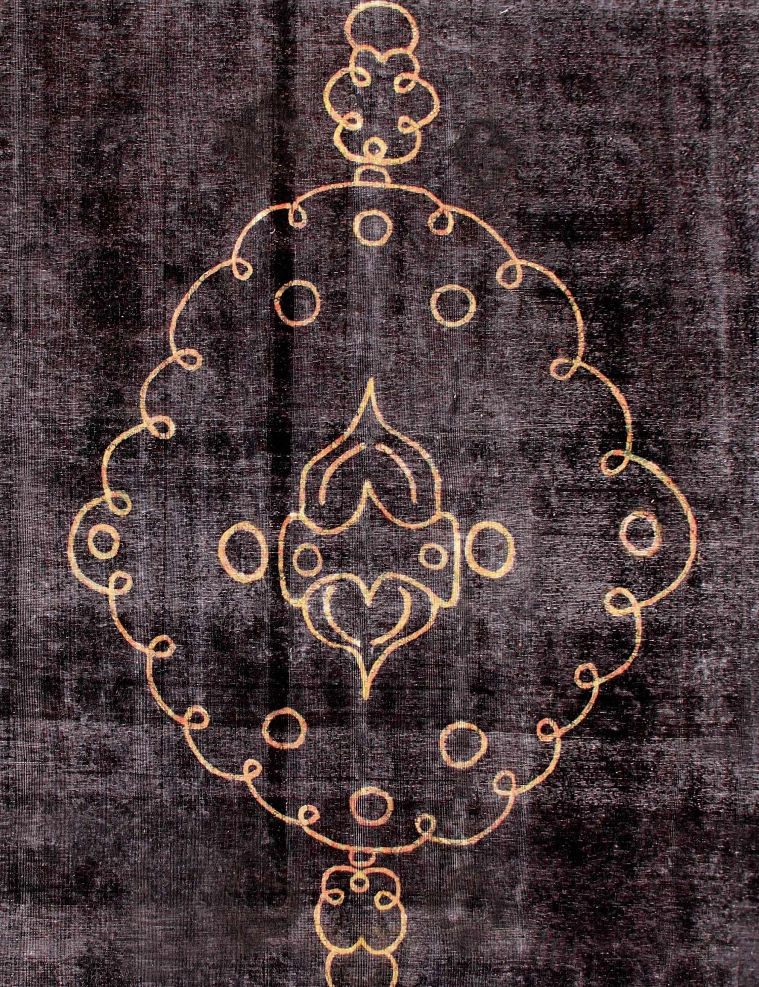 Tappeto vintage persiano  nero <br/>340 x 275 cm