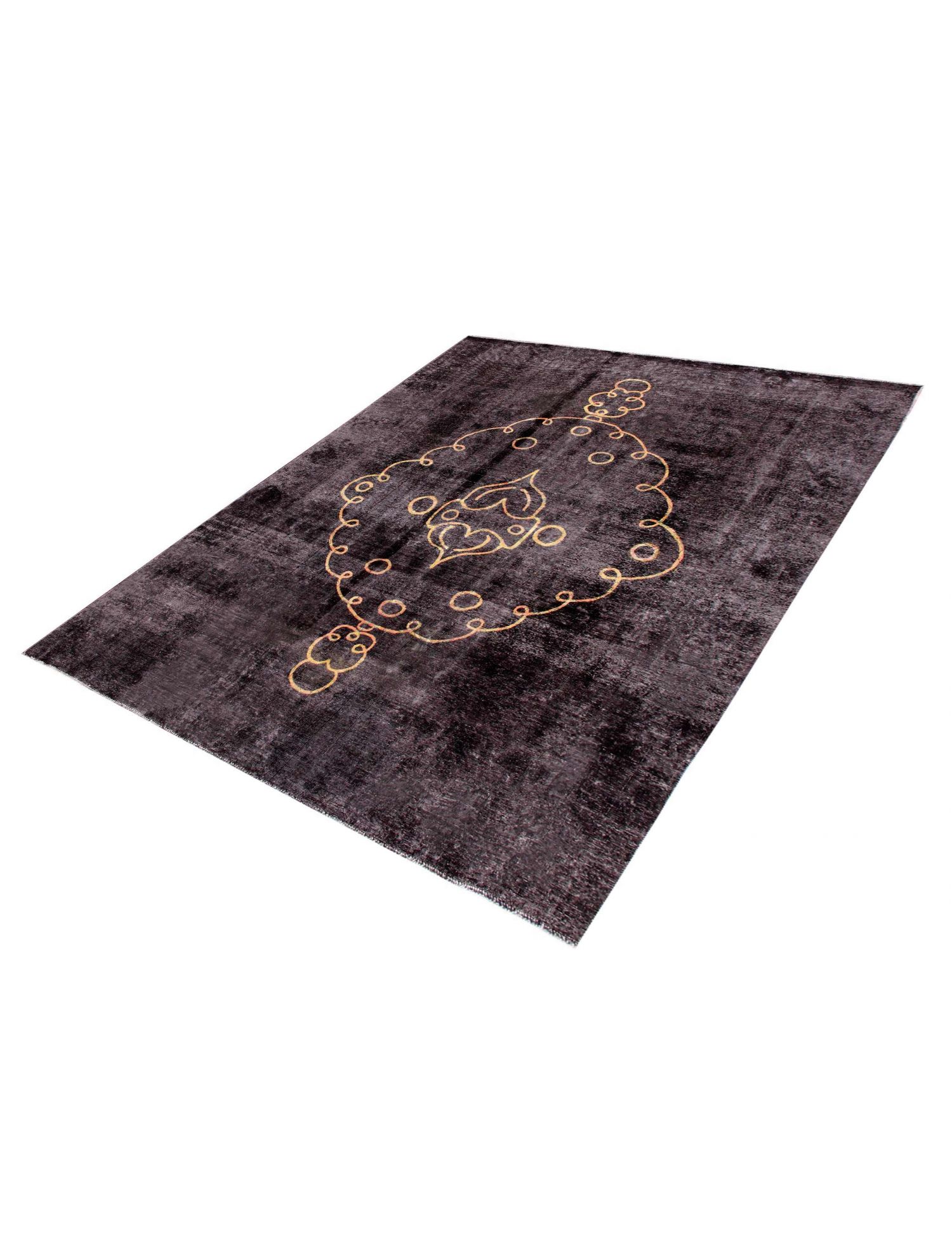 Persischer Vintage Teppich  schwarz <br/>340 x 275 cm
