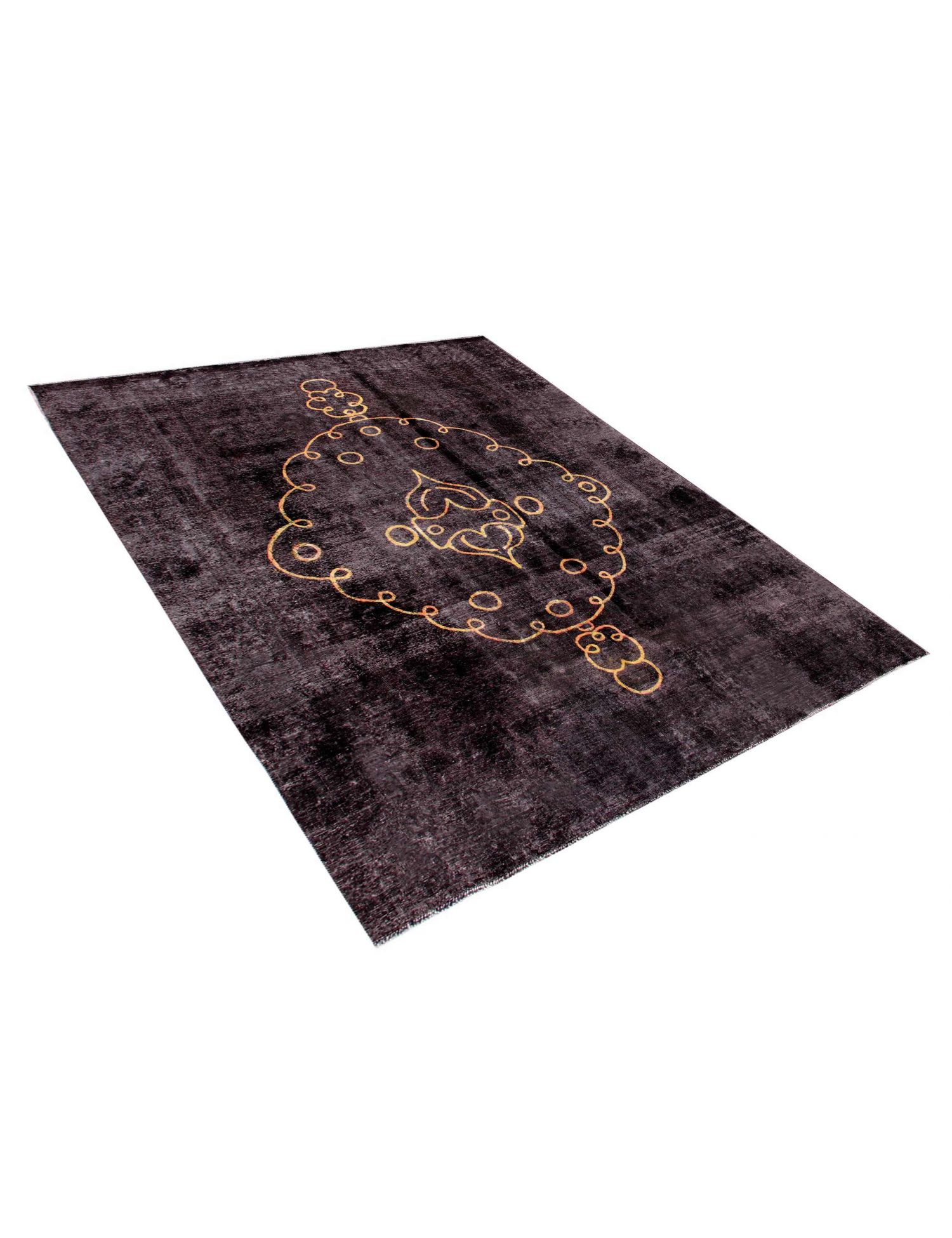 Persischer Vintage Teppich  schwarz <br/>340 x 275 cm