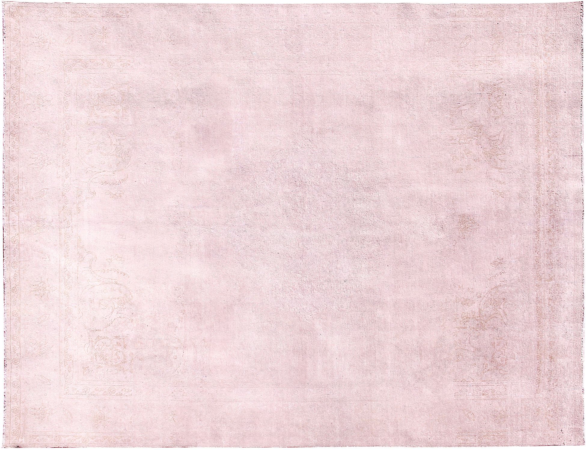 Alfombra persa vintage  rosa <br/>392 x 292 cm