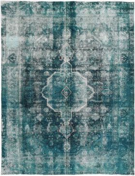 Tapis Persan vintage 340 x 233 turquoise