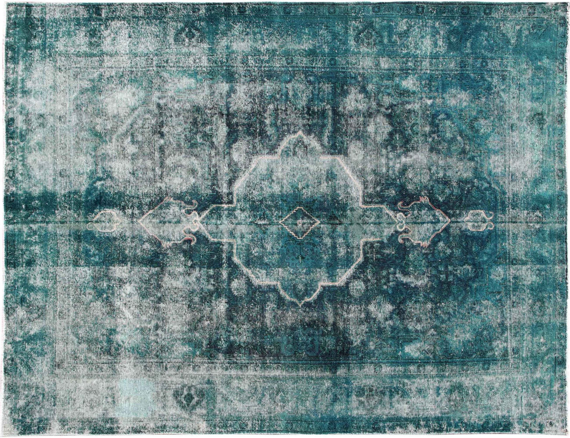 Persian Vintage Carpet  turkoise  <br/>340 x 233 cm