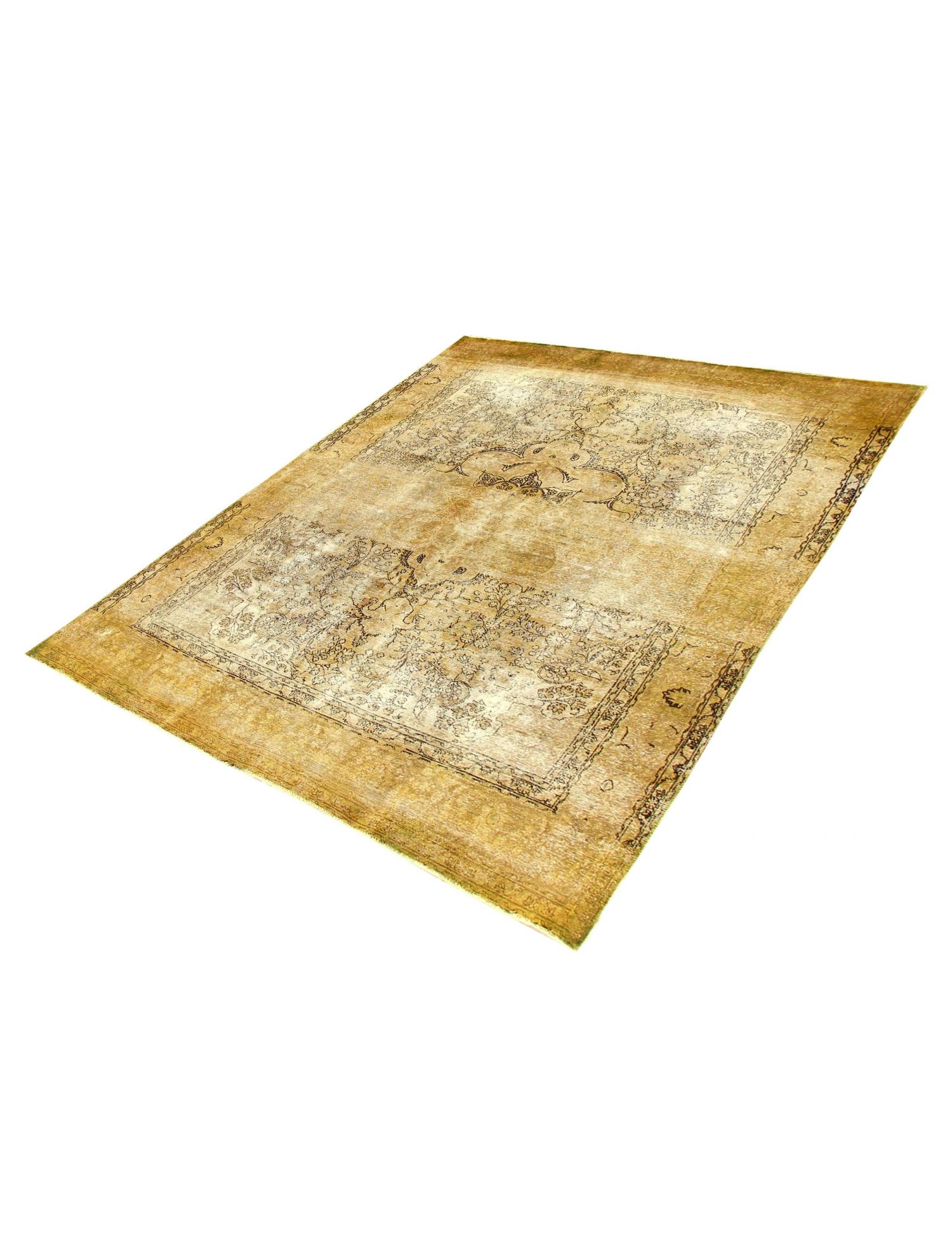 Persischer Vintage Teppich  gelb <br/>398 x 307 cm