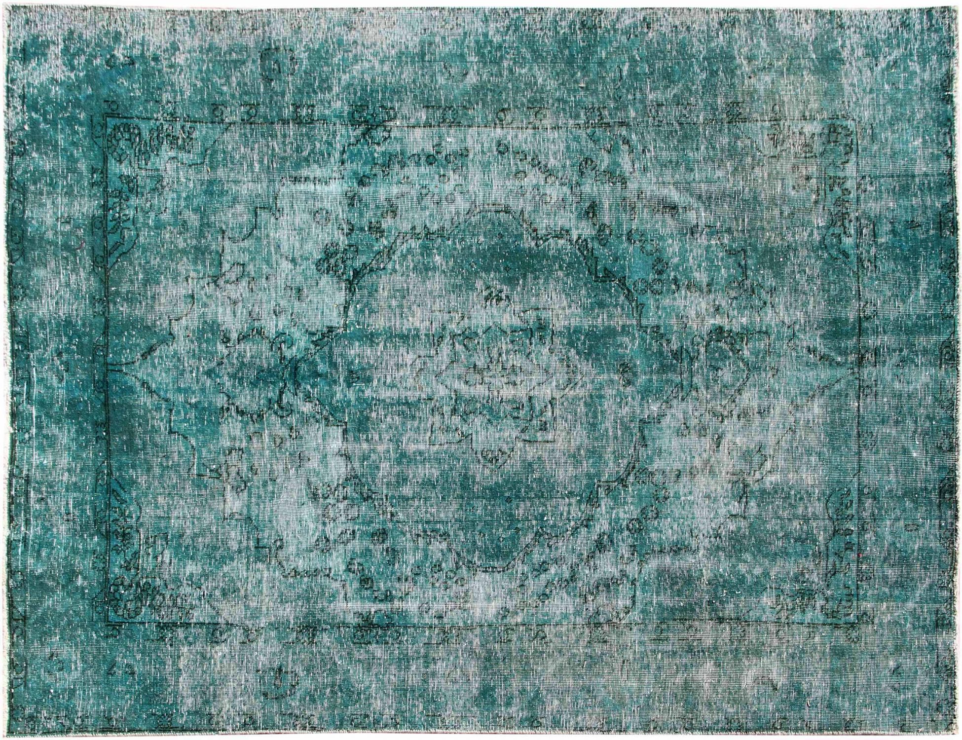 Persian Vintage Carpet  turkoise  <br/>280 x 200 cm
