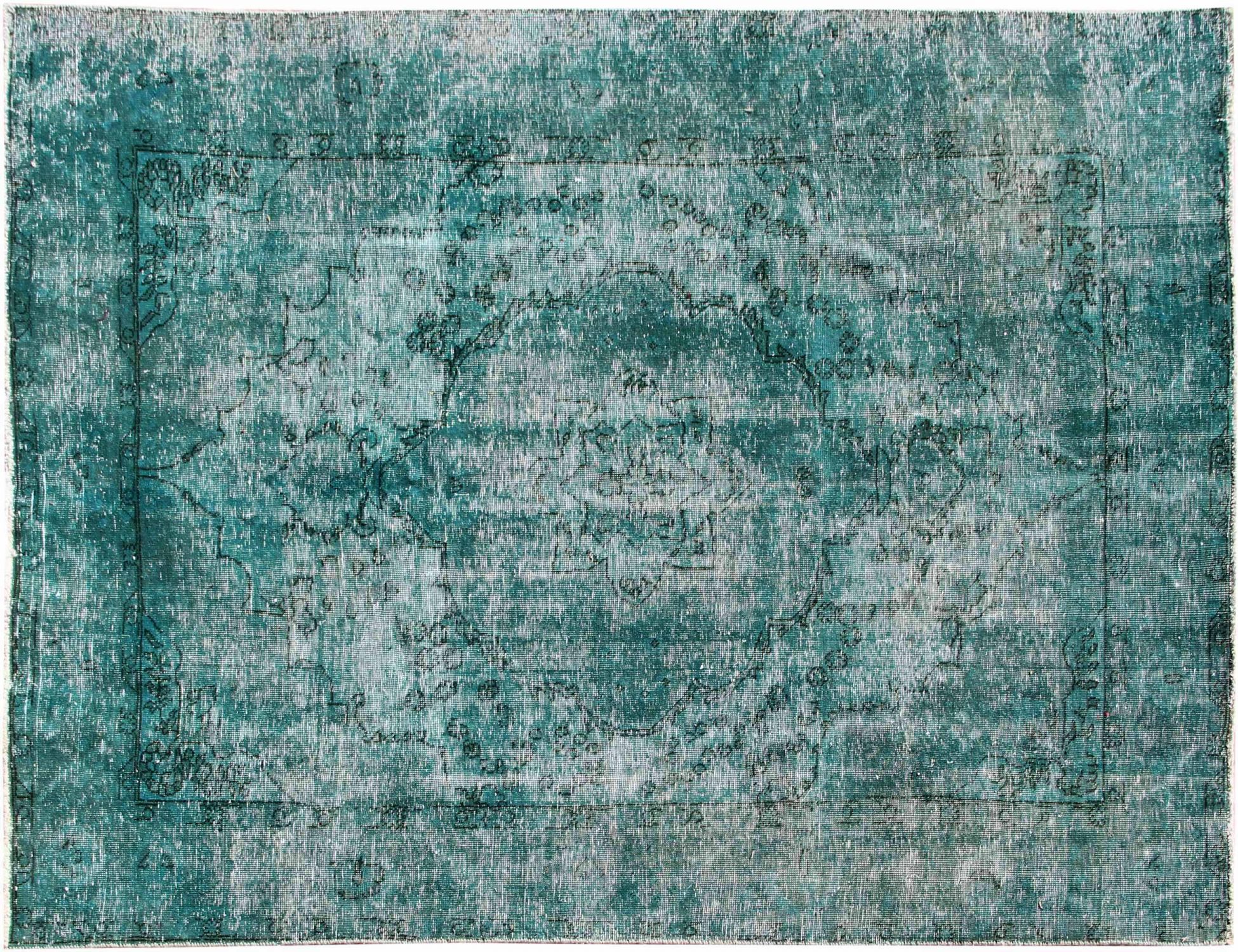 Perzisch Vintage Tapijt  turkooiz <br/>280 x 200 cm