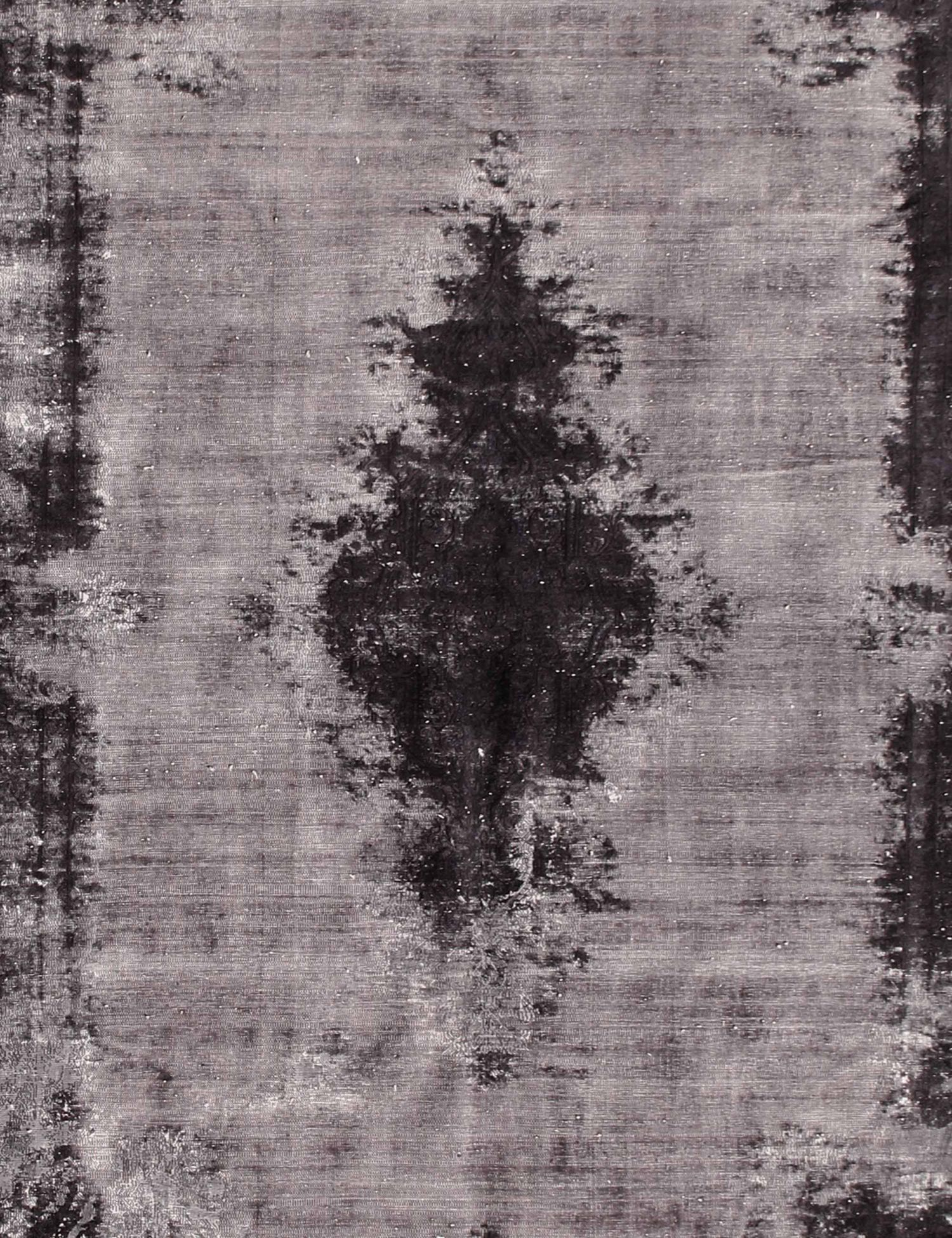 Persischer Vintage Teppich  schwarz <br/>392 x 200 cm
