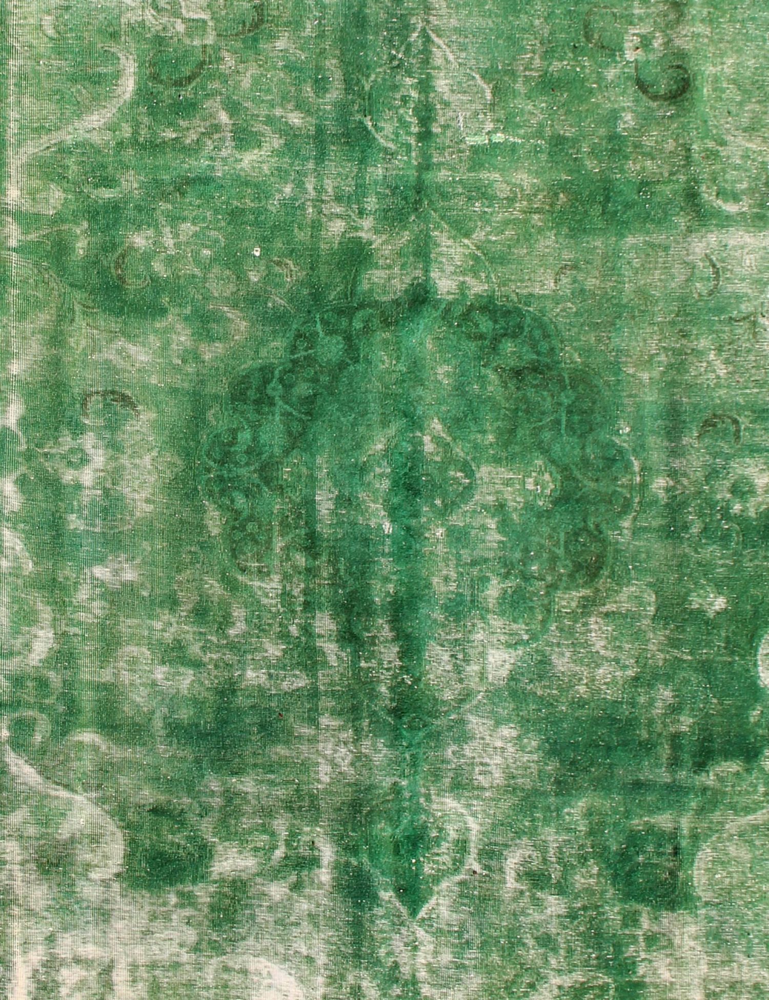 Persischer Vintage Teppich  grün <br/>392 x 290 cm