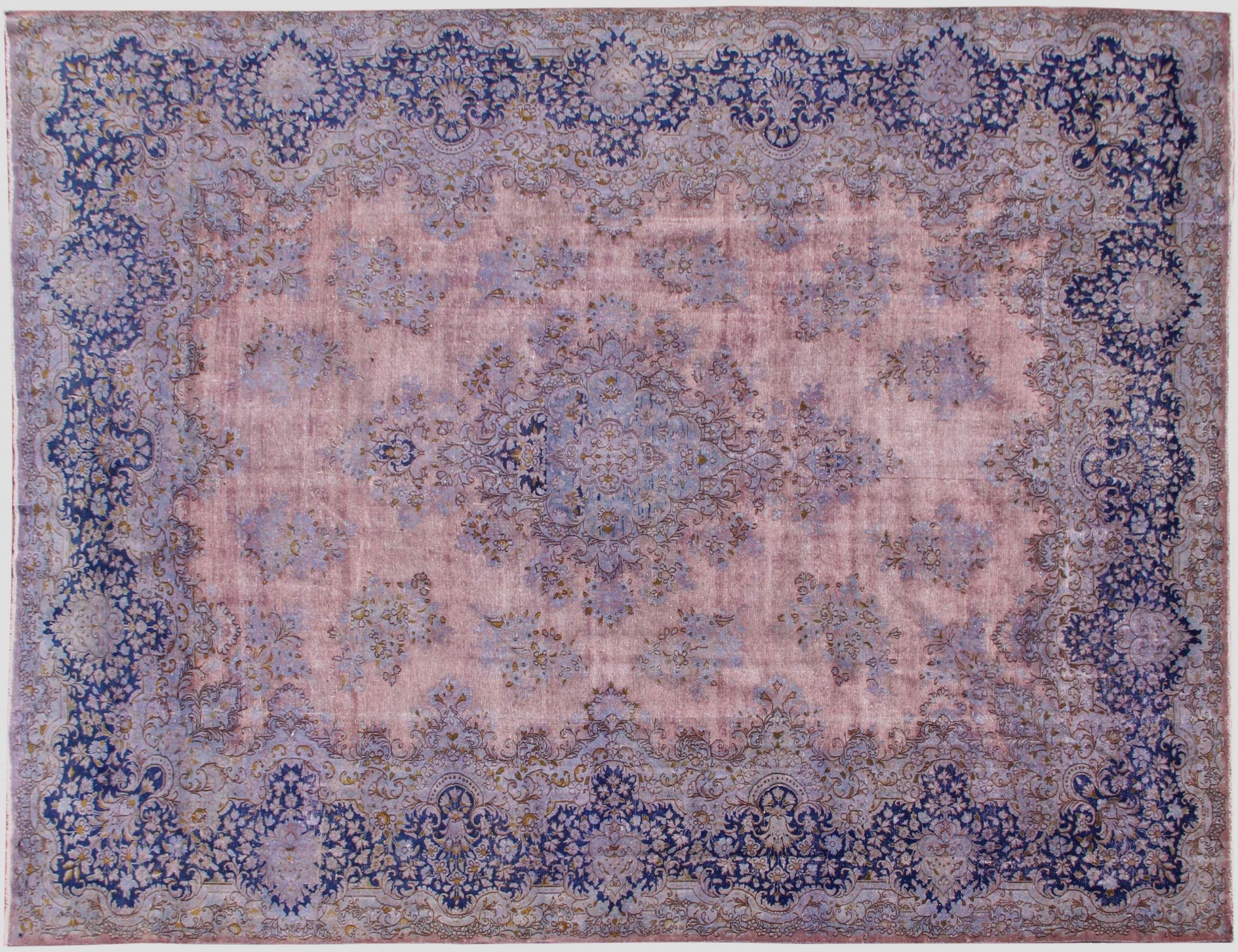 Tappeto vintage persiano  blu <br/>476 x 338 cm