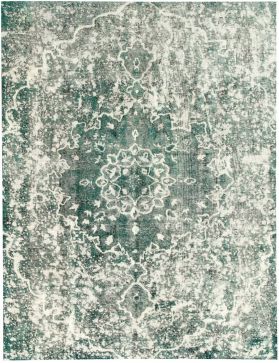 Tappeto vintage persiano  verde <br/>288 x 198 cm