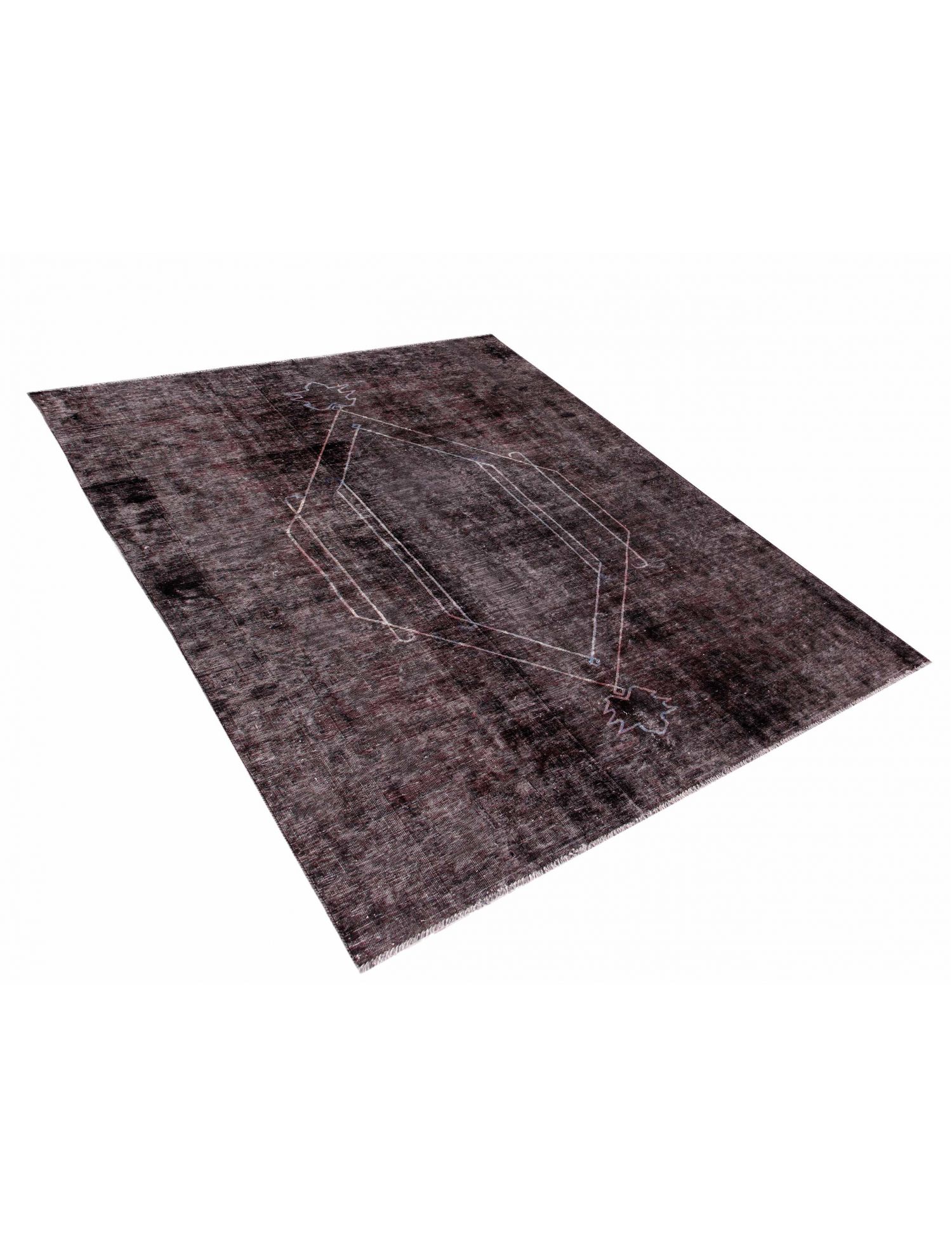 Persischer Vintage Teppich  schwarz <br/>290 x 190 cm