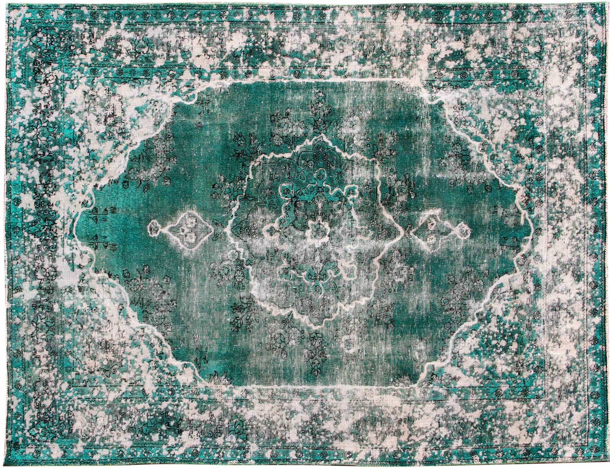Alfombra persa vintage  verde <br/>295 x 210 cm